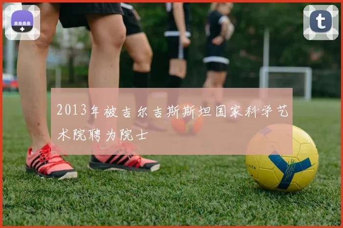 2013年被吉尔吉斯斯坦国家科学艺术院聘为院士